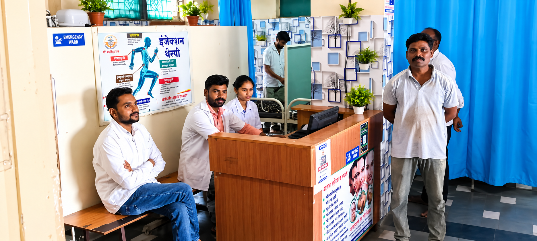 Exterior of Dr. Galnimbkar Hospital